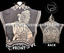 Cargar imagen en el visor de la galería, Gaban con Gorro (Jorongo) One Size Fit Plus Super Cozy Mexican Poncho Gaban with Hoodie Cowboy Cape