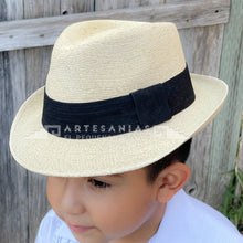 Load image into Gallery viewer, Sombrero Pachuquito para Niño con Cinta Negra
