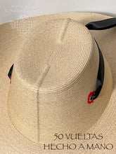 Load image into Gallery viewer, Pre-Order Sombrero de 40-100 Vueltas de Astilla Hecho a Mano