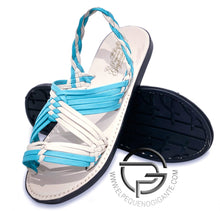 Load image into Gallery viewer, Tejido de Araña Piel Combinado Negro Natural - Men's Huarache Artesanal Mexicano