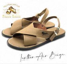 Load image into Gallery viewer, Air Beige Huarache Cruzado de Piel