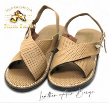 Load image into Gallery viewer, Air Beige Huarache Cruzado de Piel