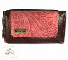 Load image into Gallery viewer, Monedero Rosa de Piel | Pink Leather Women's Wallet
