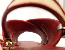 Load image into Gallery viewer, Trenza de Palma Tejido Extra Fino Huarache Forrado en Piel Roja
