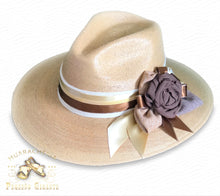 Load image into Gallery viewer, Sombrero para Dama con Arreglos Palma