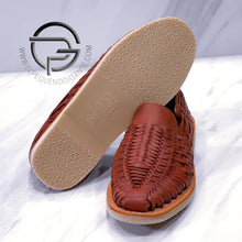 Load image into Gallery viewer, Brown Manta - Huarache Mexicano | Leather Mexican Shoe Sahuayo Michoacan