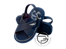Load image into Gallery viewer, Toddler | Bebe Huarache de Piel Cruzado Negro