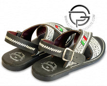 Load image into Gallery viewer, Chicano - Mexico Americano Huarache Mexicano Bordado