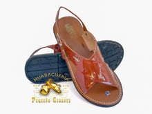 Load image into Gallery viewer, Huarache Cruzado de Charol Miel