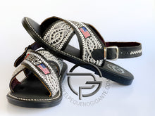 Load image into Gallery viewer, Chicano - Mexico Americano Huarache Mexicano Bordado