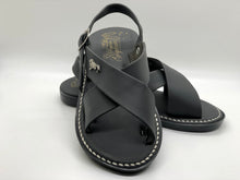 Load image into Gallery viewer, Negro / Black Huarache Cruzado de Piel