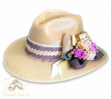 Load image into Gallery viewer, Sombrero para Dama con Arreglos Palma