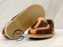 Load image into Gallery viewer, Tan Brown Manta - Huarache Mexicano | Leather Mexican Shoe Sahuayo Michoacan