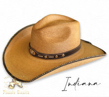 Load image into Gallery viewer, Indiana Vaquero Palma Morena Deshidratado con Ribete de Tela