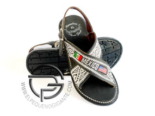 Load image into Gallery viewer, Chicano - Mexico Americano Huarache Mexicano Bordado