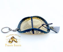 Load image into Gallery viewer, Llavero Sombrero Negro - Keychain Mexican Black Sombrero