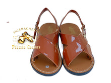 Load image into Gallery viewer, Huarache Cruzado de Charol Miel