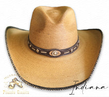 Load image into Gallery viewer, Indiana Vaquero Palma Morena Deshidratado con Ribete de Tela