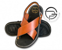 Load image into Gallery viewer, Torso Raw Cinnamon Vaqueta - Huarache Cruzado Mexicano