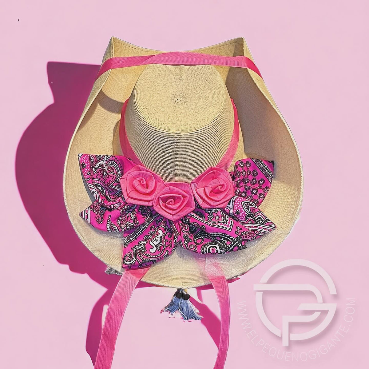 Sombrero Calentano Para Dama Adorno Rosa Huaracheria El Pequeno Gigante sombrero-calentano-para-dama-adorno-rosa-huaracheria-el-pequeno-gigante