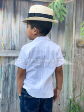 Cargar imagen en el visor de la galería, Sombrero Pachuquito para Niño con Cinta Negra
