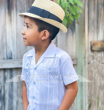 Cargar imagen en el visor de la galería, Sombrero Pachuquito para Niño con Cinta Negra
