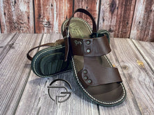 Cargar imagen en el visor de la galería, Emperador Huarache Cafe Para Caballero | Men&#39;s Leather Mexican Huarache Sandal
