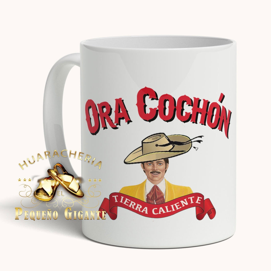 Ora Cochon 15oz Coffee Mug with | Taza para Cafe de 15oz